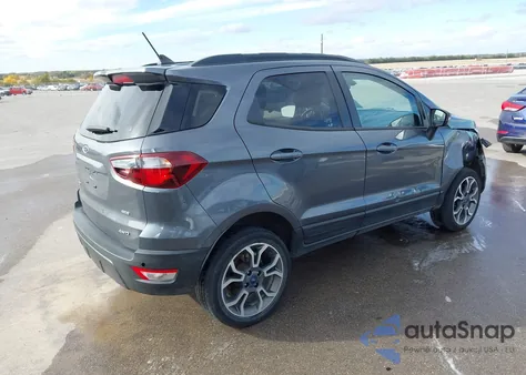 2019 Ford Ecosport Ses из США, поврежденный, VIN MAJ6S3JL5KC306584